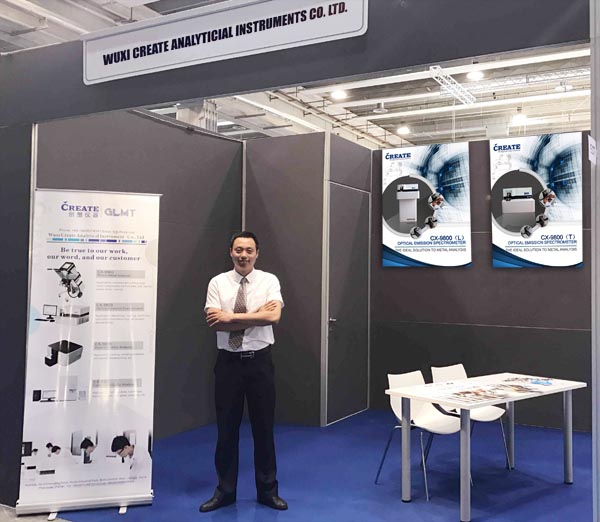 JIANGNAN.COM江南仪器参加2017年意大利国际铸造展