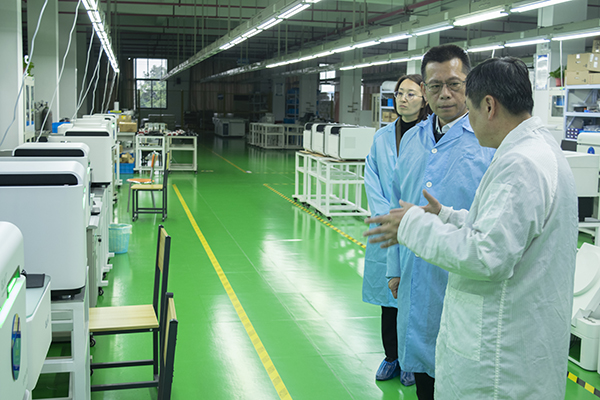 中铸协张志勇副会长一行参观JIANGNAN.COM江南仪器